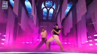 اجرای آهنگ The Killa از یونجون و سوبین تی اکس تی (TXT)