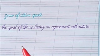 زودی خوش خط شو (لاتین) - جلسه 11