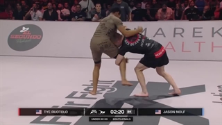 [BJJ] [NoGi] یکی از مبارزات زیبای سرپا جوجیتسو؛ "تای روتولو" در مقابل "جیسون نولف"