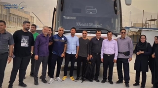 با کاروان اربعینی های آپادانا نذر فرهنگی و خوش نویسی از شلمچه تا کربلا و نجف