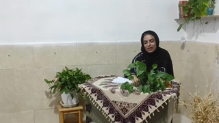 شعرخوانی محبوبه وطن خواه _ بوی سیب کال