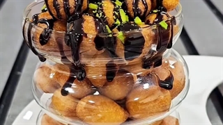 ویدئو طرز تهیه پیراشکی نقلی خانگی