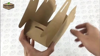 آموزش طراحی و تولید جعبه سوخاری سفره ای یک تکه