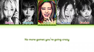 لیریک ورژن انگلیسی آهنگ CRAZY «دیوانه» از گروه LE SSERAFIM (لسرافیم)