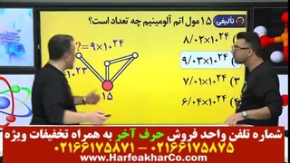 مسائل شیمی حرف آخر (جلسه هفتم) 02166175875