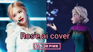 کاور رزی از آهنگ السا فروزن هوش مصنوعی