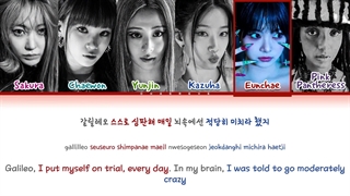 لیریک آهنگ CRAZY از گروه LE SSERAFIM (لسرافیم) با همکاری پینک پانترس