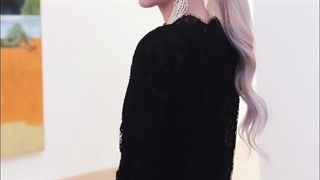 عکس هایی از رزی تویه نمایشگاه برند  ysl