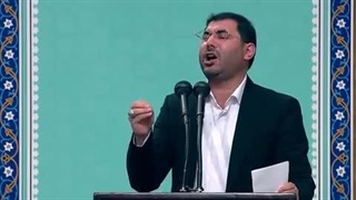 مدیحه‌سرائی عبدالله داداشی به زبان ترکی محضر رهبر معظم انقلاب