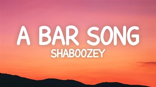 آهنگ A Bar Song آهنگ نواز |Shaboozey شبوزی