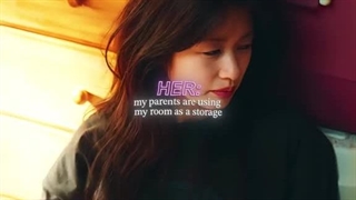 One love, two mouths. One love, one house. No shirt, no blouse