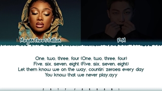 لیریک  آهنگ Neva Play از مگان دی استالین با همکاری نامجون آر ام بی تی اس