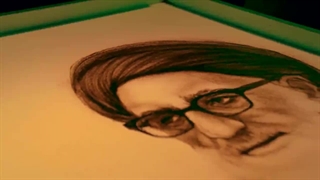 چشم انداز حرکت شما بسوی حق است - مرحوم طالقانی - نقاشی با شن