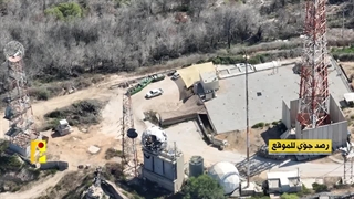 انهدام خودروی فرماندهی جاسوسی صهیونیست ها و فیلمبرداری پهپاد در مسیر شاهکار حزب الله لبنان