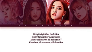 کاور بلک پینک از آهنگ ترکی çanavar هوش مصنوعی