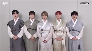 2024 추석 인사 메시지  TTIME  TXT (투모로우바이투게더) تی تایم تبریک عید چوسوک تی اکس تی [کپشن در حد مرگ مهمه]