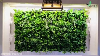 اجرای گرین وال طبیعی مجموعه ریحان گالری تصاویر دیوار سبز طبیعی 13