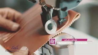 نمونه دوخت از چرخ بطر آسیابی 9688 دو سوزن کامپیوتری زوجی