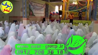 بازی و مسابقه عمو رئوف معروف در جشن تکلیف فرشته های آسمانی