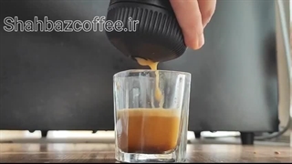 ویدیو عصاره گیری و فوم دهی اسپرسو ساز دستی نانوپرسو