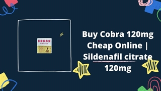 Buy Cobra 120mg Cheap Online | Sildenafil citrate 120mg