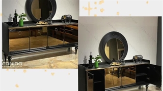 آینه کنسول آینه ای مدرن و زیبا