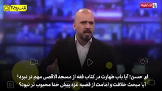 دل خوانده ای از مجری عراقی در پخش زنده برای سید حسن نصرالله رضوان الله تعالی علیه