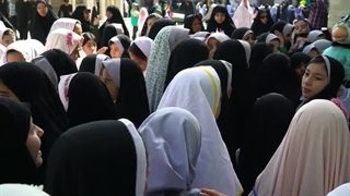 گرامیداشت شهادت سید حسن نصرالله و کودکان غزه در حرم مطهر رضوی