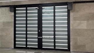 انواع درب ریلی پارکینگ