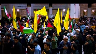 مراسم عزاداری شهدای حزب الله لبنان و سید حسن نصرالله در حرم حضرت معصومه(س) حسن شالبافان