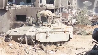 انهدام تانک های رژیم صهیونیستی توسط رزمندگان قسام - طوفان الاقصی