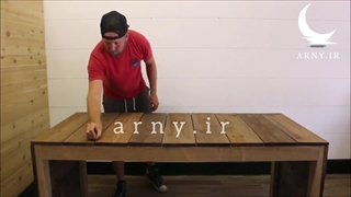 آموزش ساخت میز ناهارخوری برای پاسیو