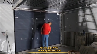 درب سکشنال پارکینگی به همراه درب نفررو