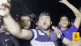 14030710: گزارش الجزیره از حال و هوای مردم غزه در حین عملیات وعده صادق 2