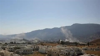 گلوله باران شمال فلسطین اشغالی توسط حزب الله لبنان در سالگرد 7 اکتبر