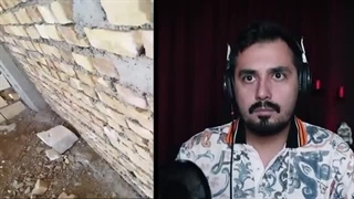 اجنه ارباب داخل قبرستون یزد اومدن خونشون برای بچشون دعا نوشتن