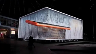 تلویزیون های شهری سه بعدی بسیار جذاب