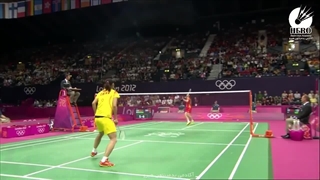 مسابقه فینال بدمینتون سینگل زنان در المپیک 2012 لندن بین Li Xuerui از چین و  Wang Yihan از چین