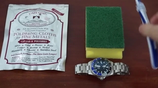 از بین بردن خط و خش ساعت مچی استیل