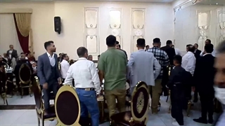 لحظه ورود داماد به سالن عروسی