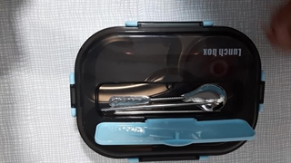 لانچ باکس چهار خونه داخل استیل