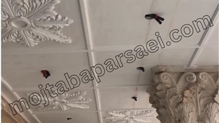 اجرای جدیدترین طرح گچبری ستون پذیرایی - گچبری مجتبی پارسایی