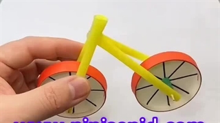 کاردستی دوچرخه جکدار