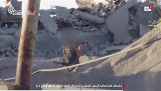 14030805: استهداف تجهیزات زرهی دشمن اسرائیلی در شرق جبالیا شمال قطاع غزة