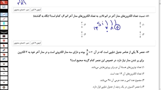 قلم چی 4-آبان  1403 شیمی نهم قسمت اول استاد محزون 09120875013