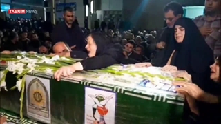 وداع و تشییع شهید امنیت پویا رحمت طلب ضیابری در صومعه‌سرا - نیروی انتظامی تفتان