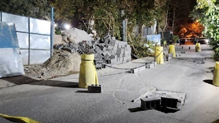 آخرین وضعیت از فرونشست زمین در محدوده امامزاده اسماعیل چیذر