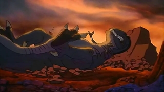 Copy of tyrannosaur battle