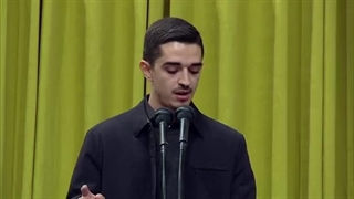 سخنان دانشجوی لبنانی سید حیدر فضل الله در روز 12 آبان 1403 محضر رهبر انقلاب