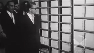 بازدید محمدرضا شاه پهلوی و ملکه فرح از سازمان سمعی و بصری کشور، دهه ۴۰ خورشیدی